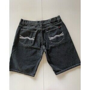 Men’s Mecca Black Denim Shorts Size 38